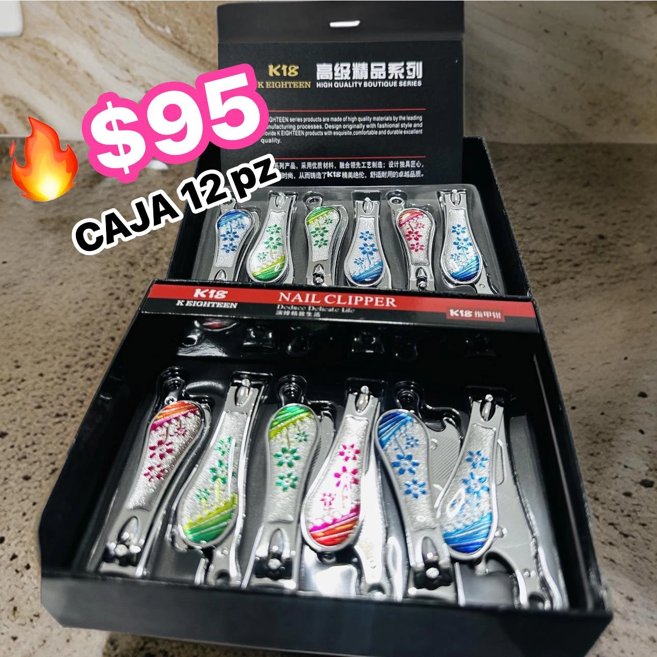 CAJA 12 CORTAÚÑAS 🔥 KIGHTEEN