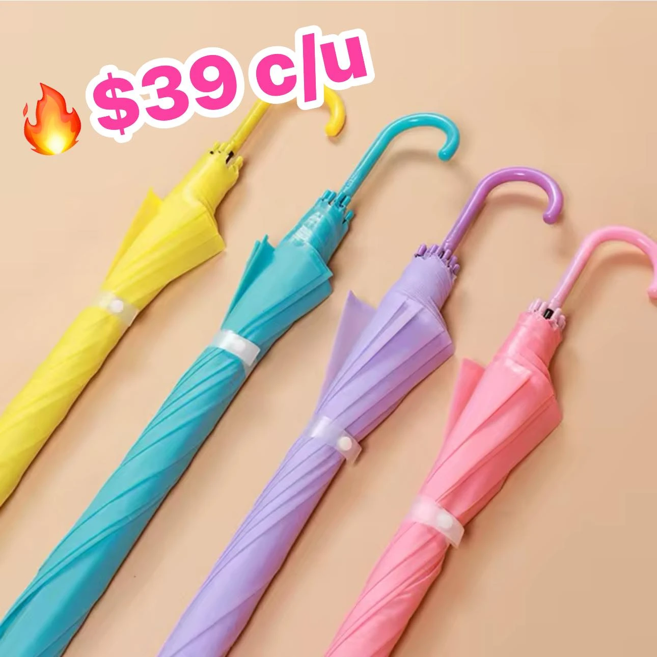 🔥SOMBRILLA🔥 ECONOMICA PASTEL